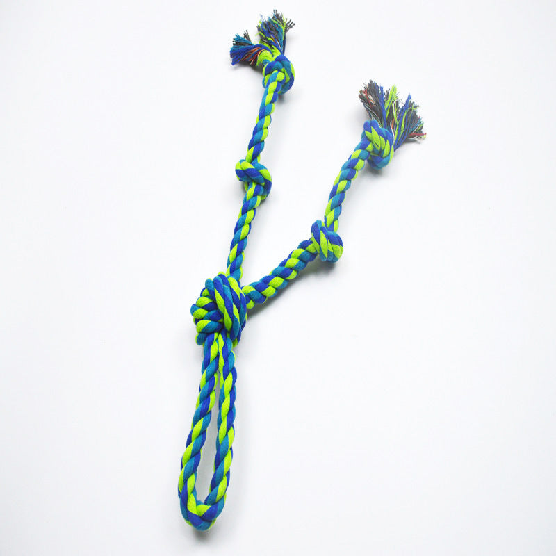 Heavy-Duty Rope Knot Dog Toys For Large Breeds Dental Health Chew And