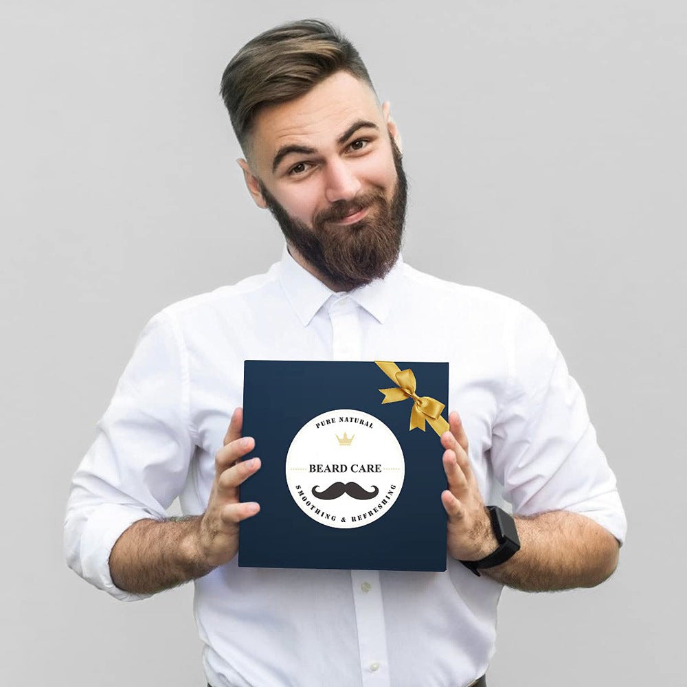 Gentle Beard Balm Comb Styler Grooming Kit Shears Bundle