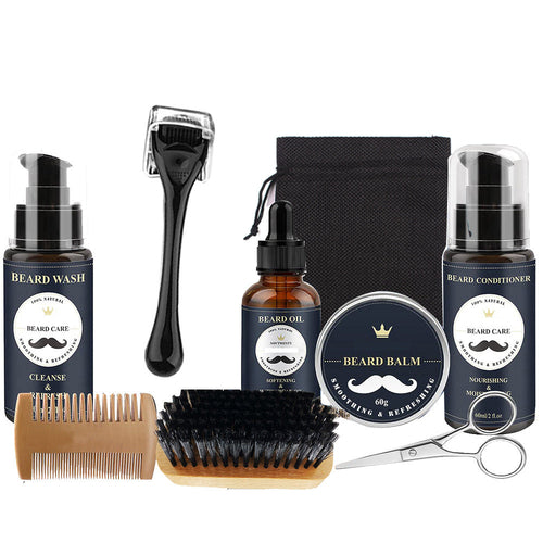 Gentle Beard Balm Comb Styler Grooming Kit Shears Bundle