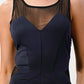 Mesh Insert Bodycon Dress – Sleek and Stylish