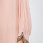 Batwing Sleeve Shift Dress – Effortless Flow and Elegance
