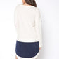 Women Twofer Pullover Sweater Dress