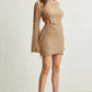 Bell Charm Waffle Dress