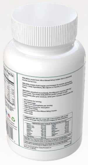 2lb 100% Whey Isolate Vanilla – 30 servings