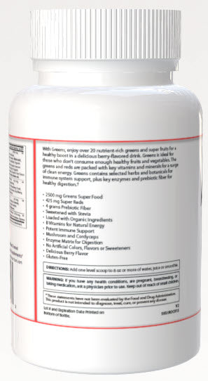 All-In/One Greens & Red SuperFood + Immune 270g Mixed Berry w/Natural Flavor