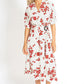 Cherry and  Polka Dot Wrap Style Dress