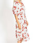 Cherry and  Polka Dot Wrap Style Dress