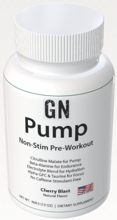Pump Non-Stim Pre-Workout Cherry Blast 312g w/ Natural Flavor