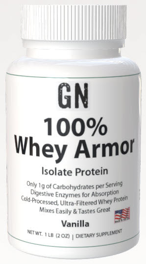 1lb 100% Whey Armor Isolate Protein Vanilla