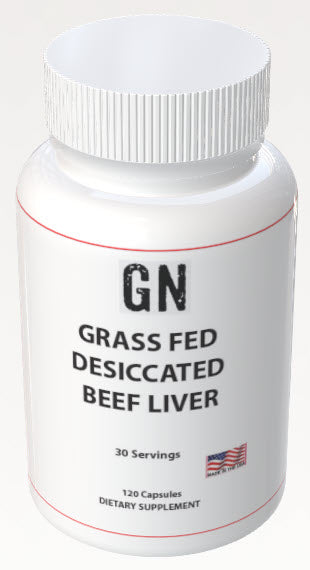 Grass Fed Desiccated Beef Liver Capsules – Pasture Raised