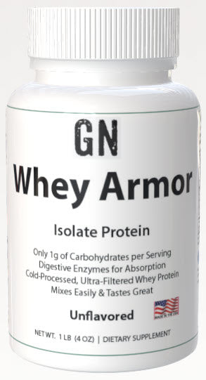 1lb Whey Armor Isolate Protein Unflavored
