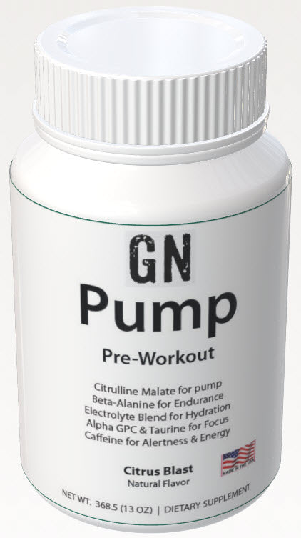 Pump Pre-Workout Citrus Blast 312g w/ Natural Flavor