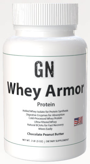 2lb Whey Armor Protein Chocolate Peanut Butter