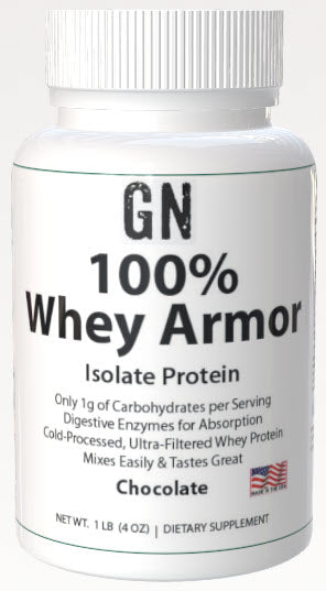 1lb 100% Whey Armor Isolate Protein Chocolate
