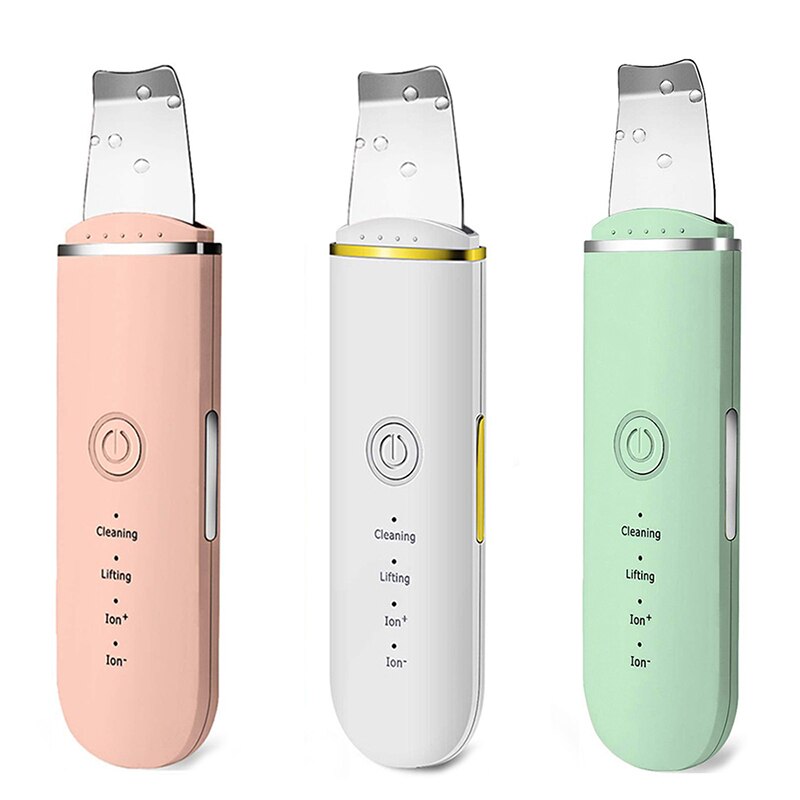Ultrasonic Skin Scrubber Electric Vibration Deep Face Cleaning Peeling
