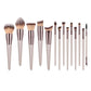 14pcs Fashionable Brushes Contour Blush Makeup Professional Foundation