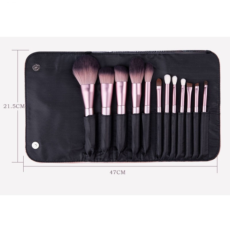 12pcs Hight Quality Makeup Brushes Set  Foundation Blending Face