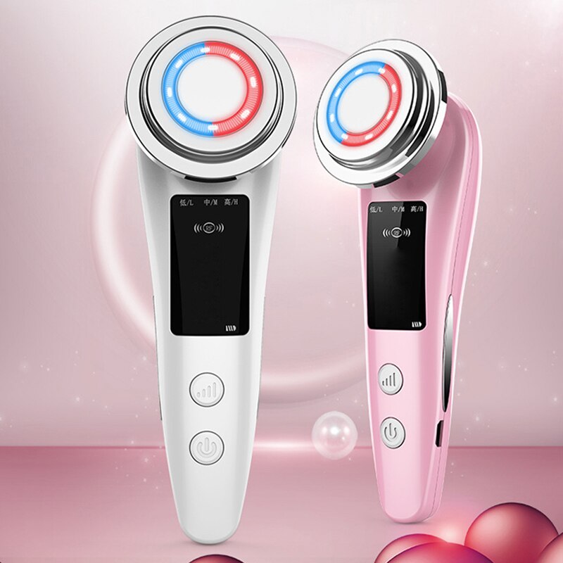 7 In 1 RF Face Massager Skin Rejuvenation Mesotherapy Facial Lifting