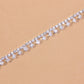 Rhinestone Water Drop Anklet Foot Jewelry for Women Silver/Gold