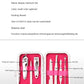 7 Piece Beauty Tool Kit Portable Perfect On The Go Size Set