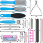 20 in 1 Foot Files Professional Pedicure Tools Set Foot Callus Remover