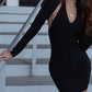 Knit on the Town Dress and Cardigan Set