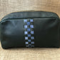 LEATHER WOVEN MAKEUP CASE | TOILETRY CASE | DOPP KIT
