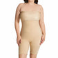 InstantFigure Plus Size Strapless Bandeau Bodyshorts open gusset