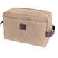 K0014GB | Beauty Case in Canvas/Vera Pelle pieno fiore, volanata.