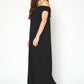 Women's Off Shoulder Wide Leg Jumpsuit With Pockets