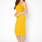 Women's Tube Bodycon Midi Dress