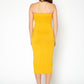 Women's Tube Bodycon Midi Dress