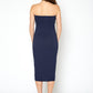 Women's Tube Bodycon Midi Dress