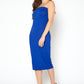 Women's Tube Bodycon Midi Dress