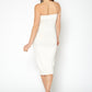 Women's Tube Bodycon Midi Dress