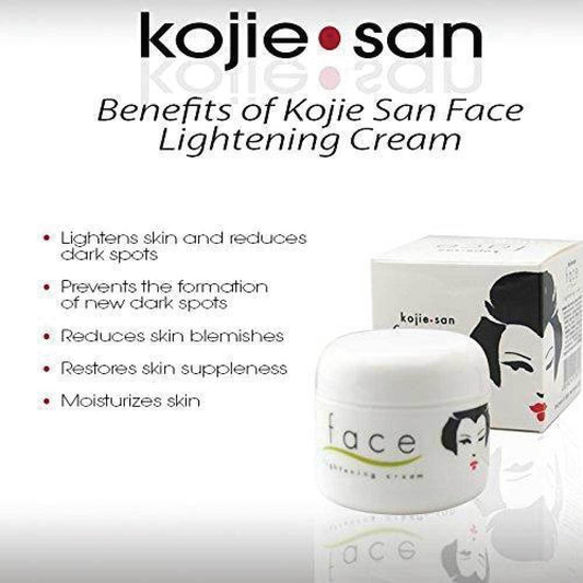 Kojie Face Lightening Cream 30g Skin Whitening Brightening Kojic Acid