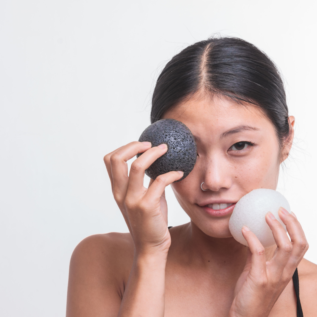 PURE SOL. Beauty Face Buff Original Konjac Face Sponge