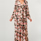 Long Sleeve Maxi Dress with High Slit