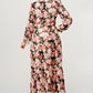 Long Sleeve Maxi Dress with High Slit