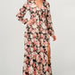Long Sleeve Maxi Dress with High Slit