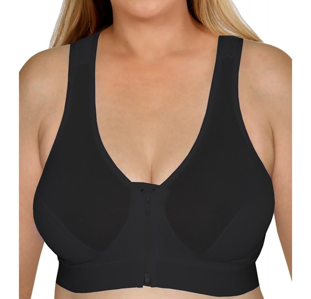 InstantRecoveryMD Compression Bra with Zip and Hook-N-Eye MD227
