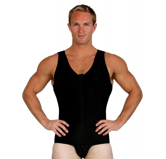 InstantrecoveryMD Men's Compression Sleeveless Bodysuit Brief MD301