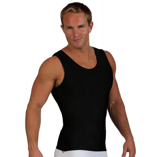 Insta Slim Compression Sleeveless Muscle Tank with Zipper MS00Z1