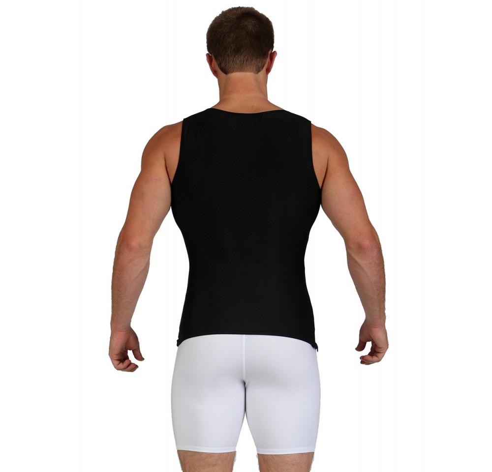 Insta Slim Compression Sleeveless Muscle Tank with Zipper MS00Z1