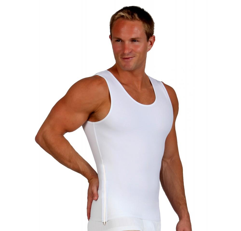 Insta Slim Compression Sleeveless Muscle Tank with Zipper MS00Z1
