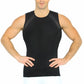 Insta Slim Compression Side & Back Mesh Panel Sleeveless Crew Neck