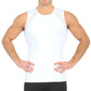 Insta Slim Compression Side & Back Mesh Panel Sleeveless Crew Neck
