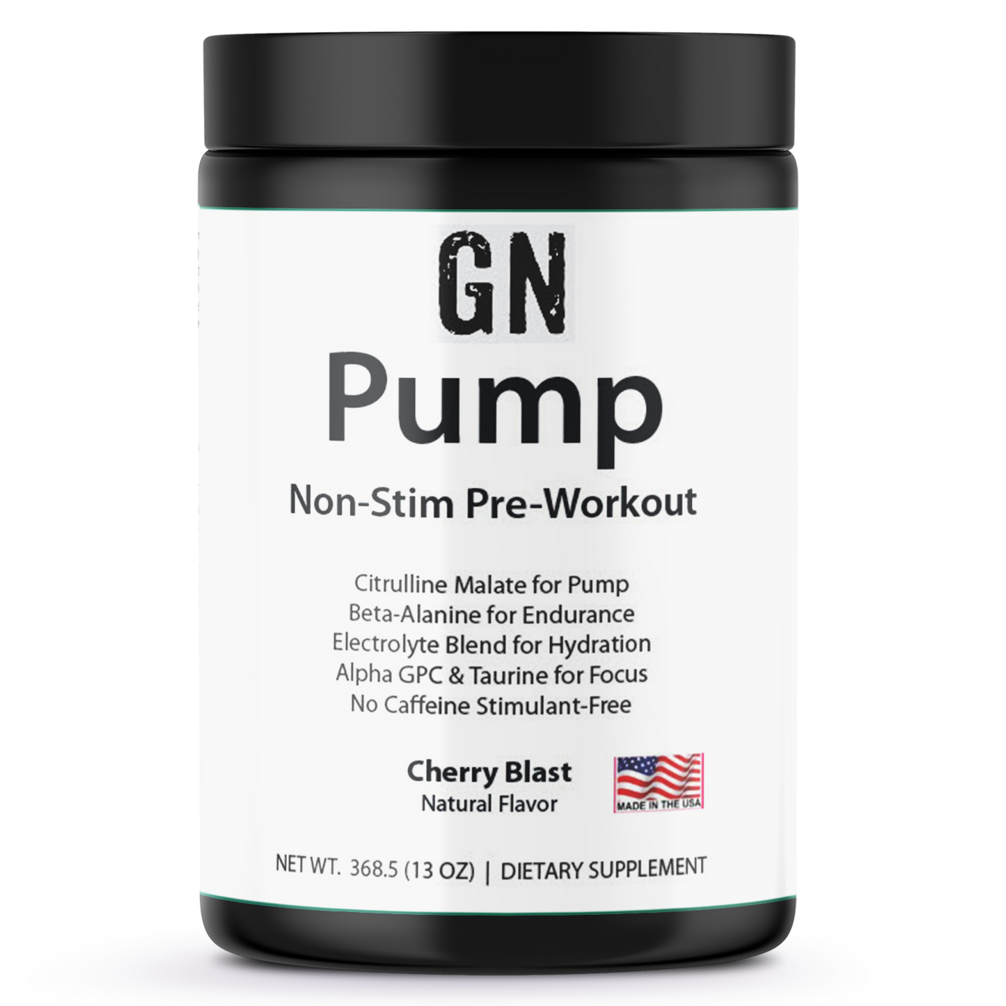 Pump Non-Stim Pre-Workout Cherry Blast 312g w/ Natural Flavor