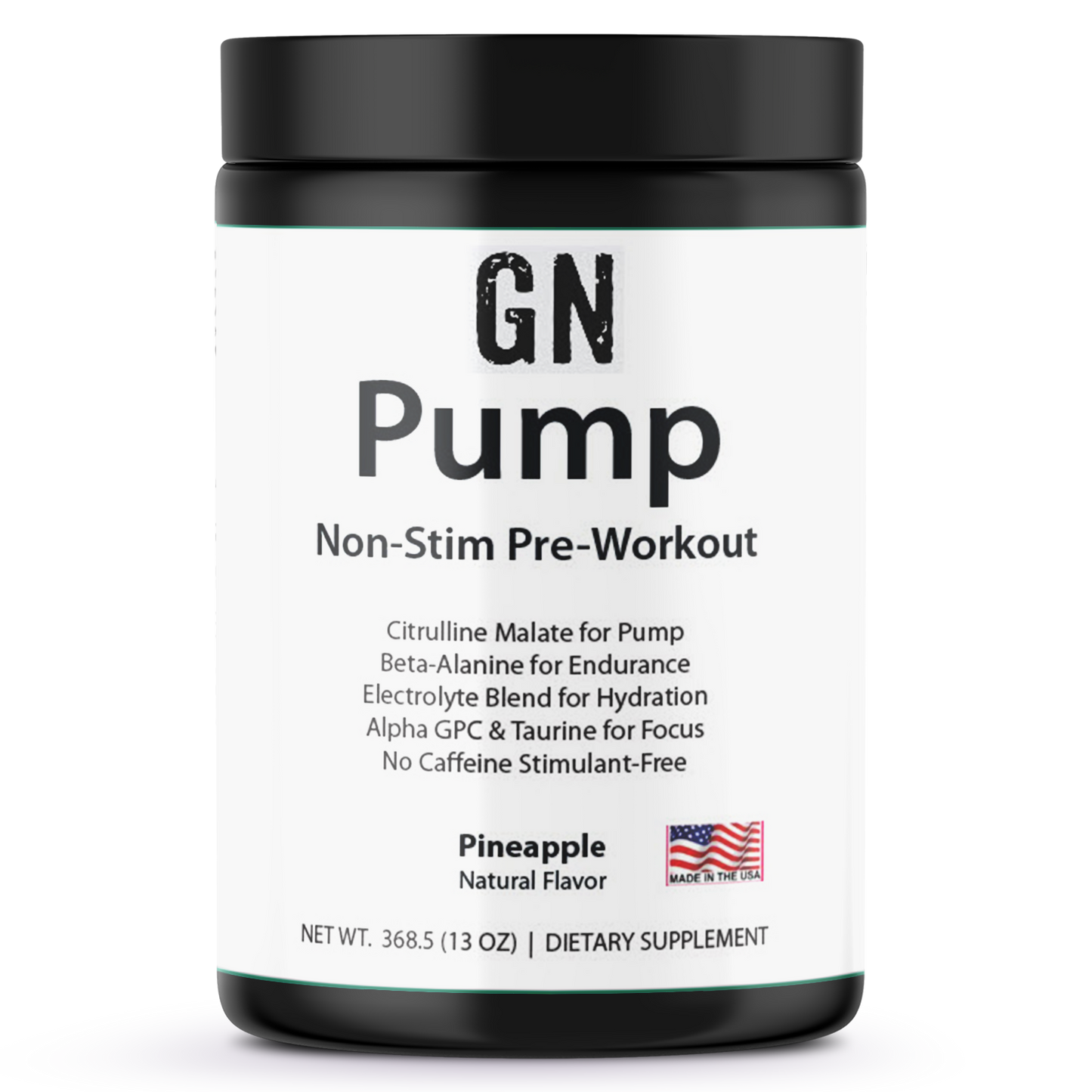 Non-Stim Pump Pre-Workout: Pineapple 312.5g w/ Natural Flavor