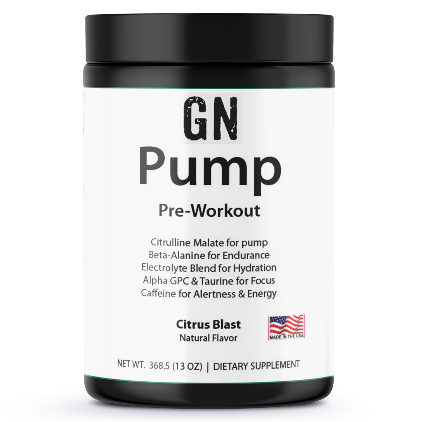Pump Pre-Workout Citrus Blast 312g w/ Natural Flavor